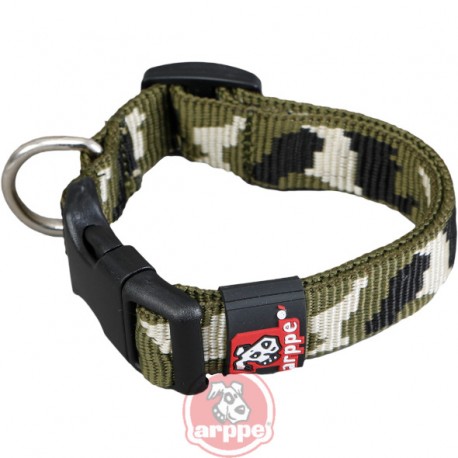 COLLAR NYLON CAMUFLAJE VERDE