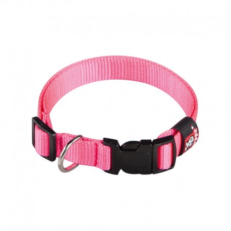 COLLAR NYLON 40-67 CMS FUCSIA