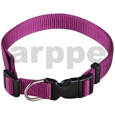 COLLAR NYLON 40-67 CMS MORADO
