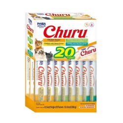 SNACKS CREMA GATO CHURU SURTIDO DE POLLO 20 UDS