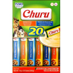 VARIEDADES CHURU PERRO, 20 UDS POLLO Y QUESO
