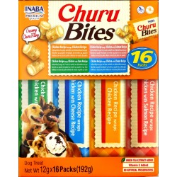 VARIEDADES CHURU BITES PERRO, 16 UDS POLLO