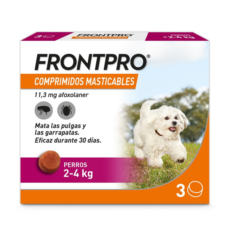 FRONTPRO, MASTICABLE, PULGAS Y GARRAPATAS