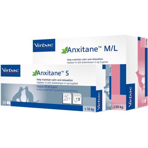ANXITANE, SUPLEMENTOS TE VERDE RELAJANTES PERROS Y GATOS