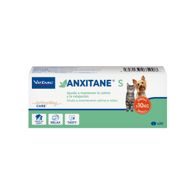 ANXITANE, SUPLEMENTOS TE VERDE RELAJANTES PERROS Y GATOS