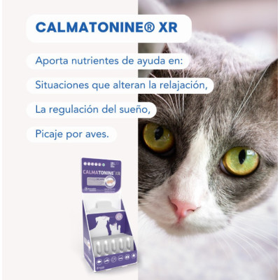 CALMATONINE, SUPLEMENTO ANTIESTRÉS PARA PERROS Y GATOS