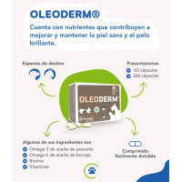 OLEODERM, MEJORA LA PIEL Y EL PELO EN PERROS Y GATOS