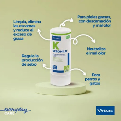 SEBOMILD. TRATAMIENTO CONTRA LA PIEL GRASA, DESCAMACIÓN Y MAL OLOR