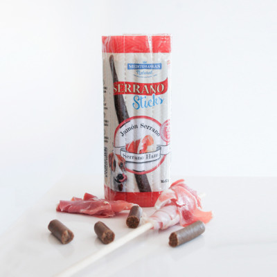 sticks jamon serrano para perros